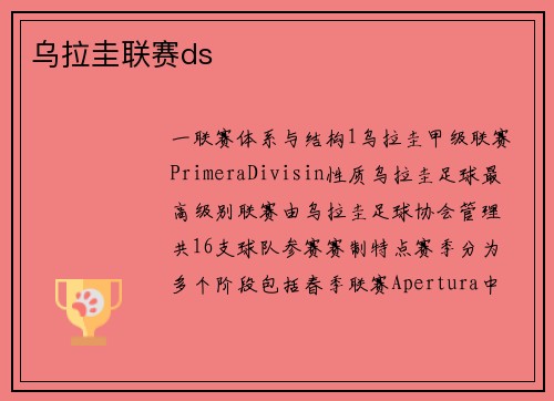 乌拉圭联赛ds